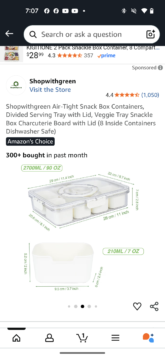Shopwithgreen Air-Tight Snack Box Containers - photo 3