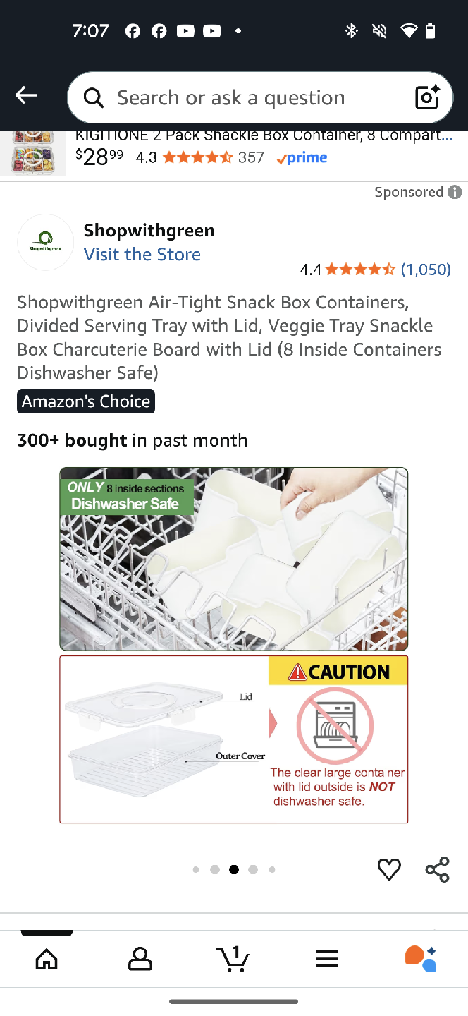 Shopwithgreen Air-Tight Snack Box Containers - photo 4
