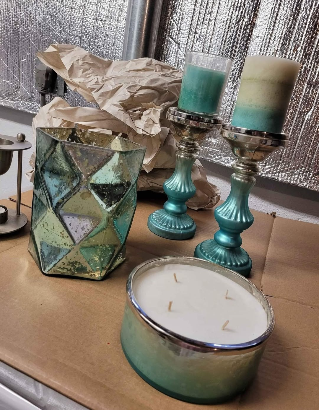 7 Piece Decor Set Aqua Ombre $25 - NEW (Pickup in Thornhill) - photo 2