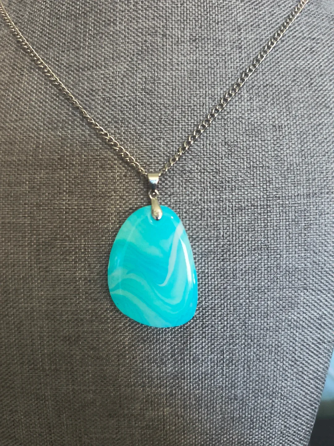 The Blinged Up Alpaca Turquoise Necklace
