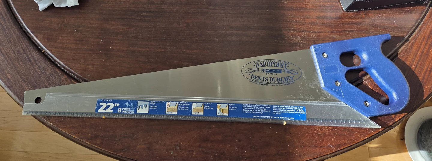 Mastercraft Hardpoint Handsaw - 22 inch