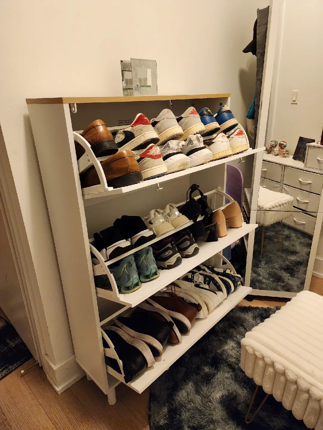 NEW Shoe Cabinet, for up to 24 Pairs of Shoes image indicator(5)