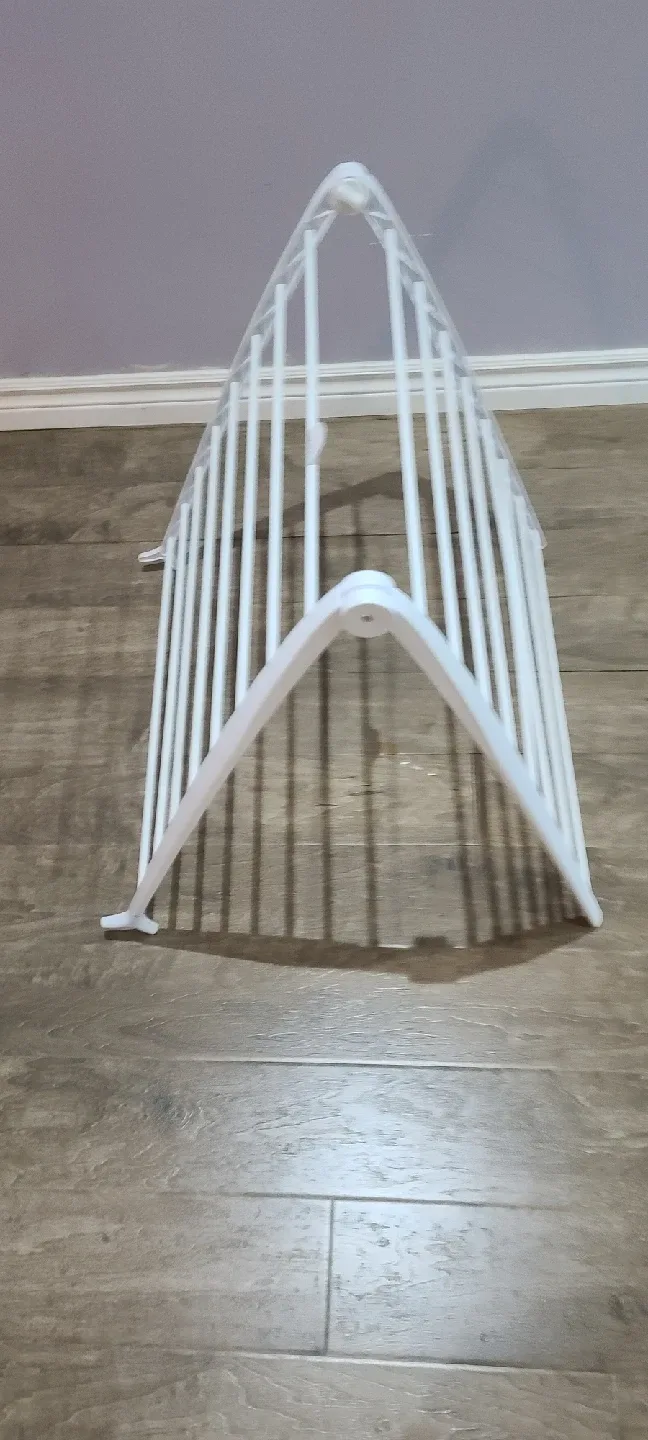 White Folding Clothes Drying Rack image indicator(6)