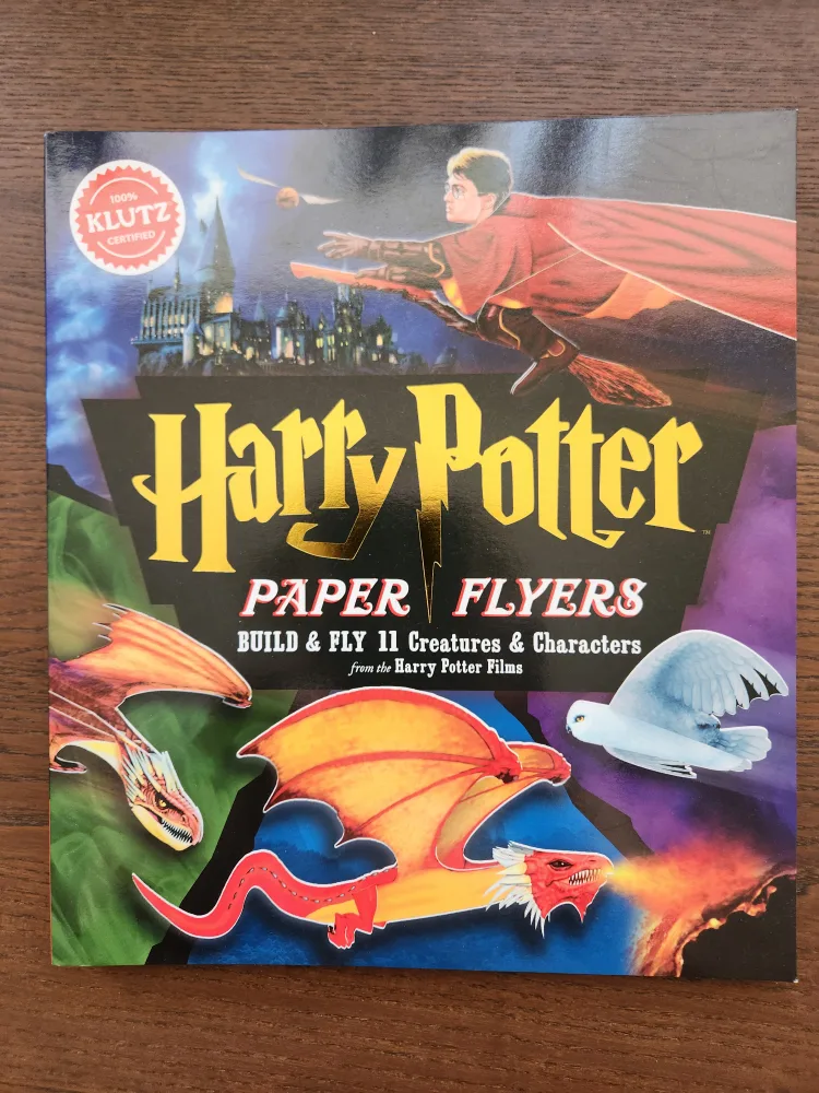 NEW Harry Potter paper flyers book (Klutz) thumbnail