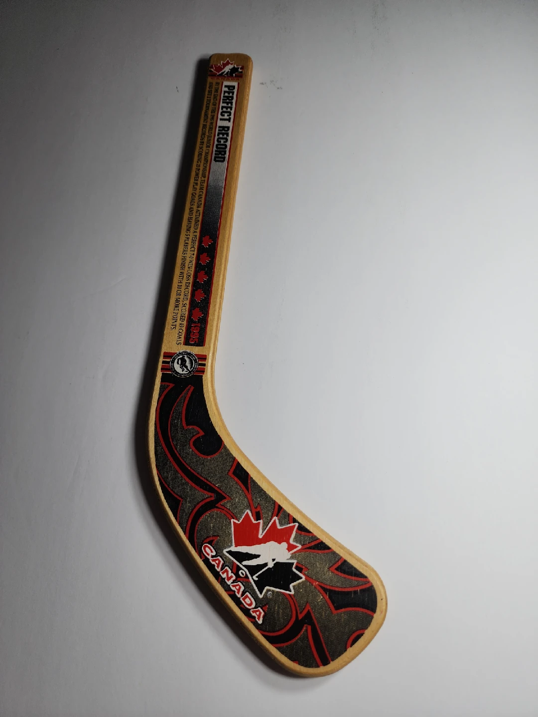 Canada 1995 World Juniors Mini Hockey Stick