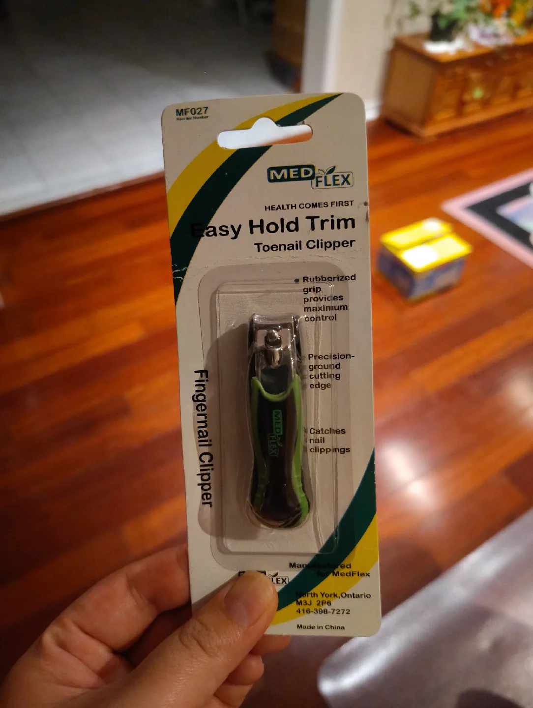 MedFlex Easy Hold Trim Toenail Clipper