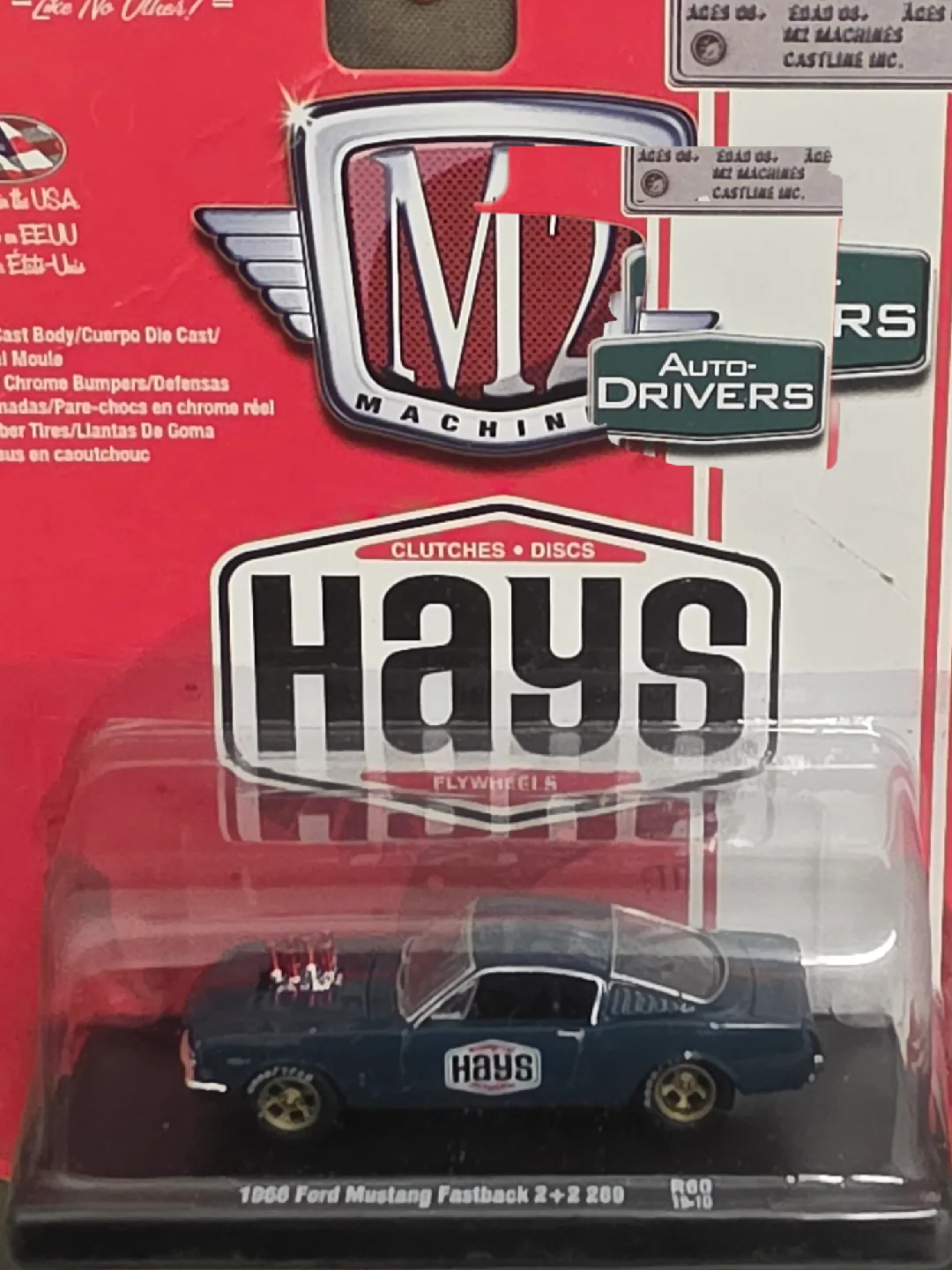 M2 Machines Hays 1966 Ford Mustang Diecast Car thumbnail