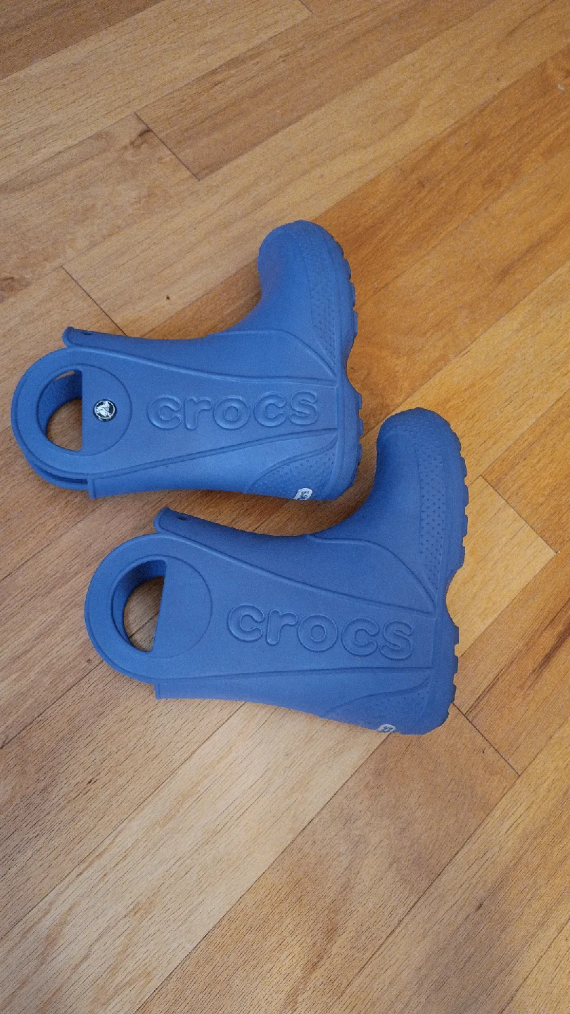 Crocs Handle It Rain Boots - Blue, Size 12 thumbnail