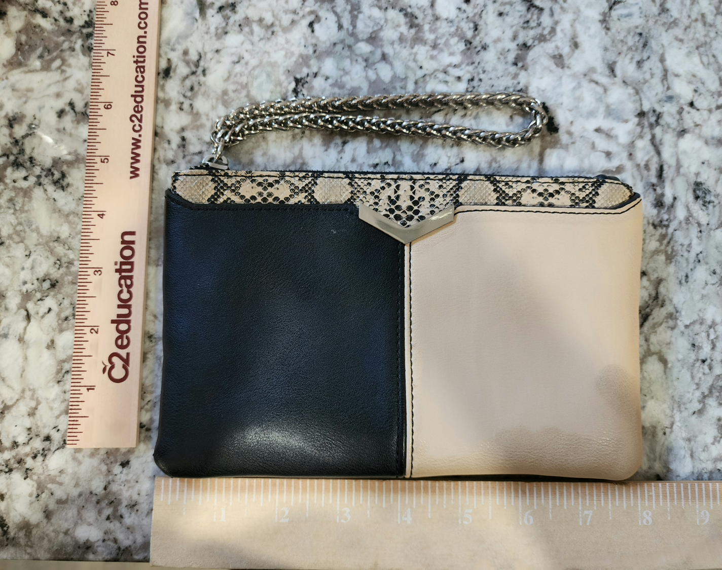 Express Black & Beige Wristlet - photo 3