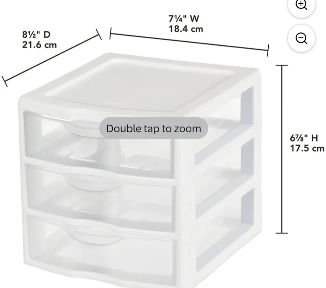 Sterilite 3-Drawer Storage Unit image indicator(2)