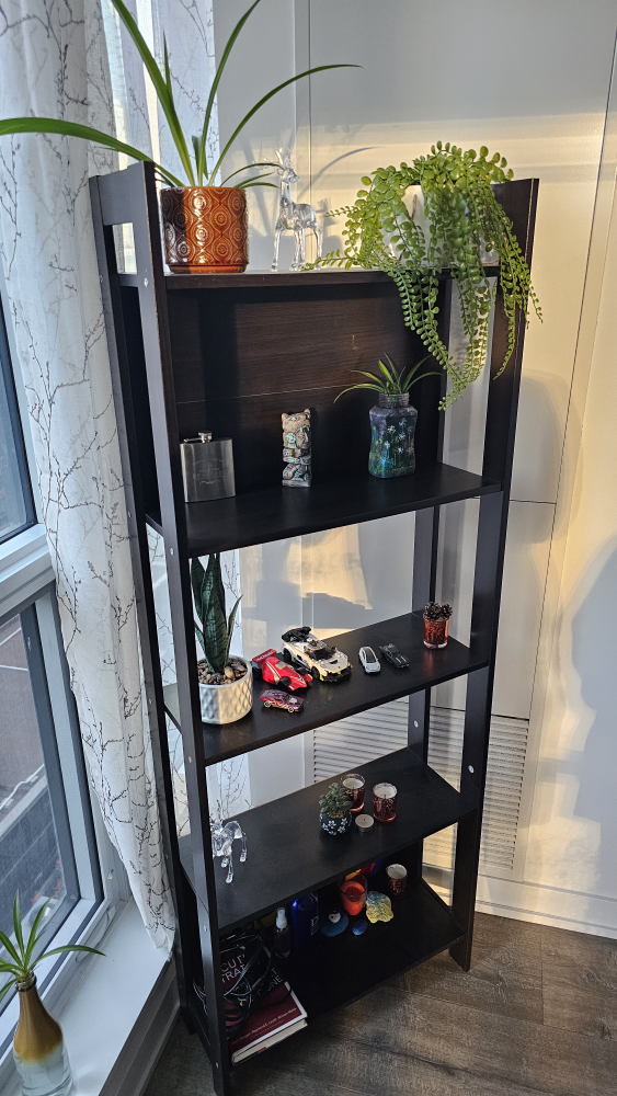 IKEA LAIVA Bookcase - Black-Brown