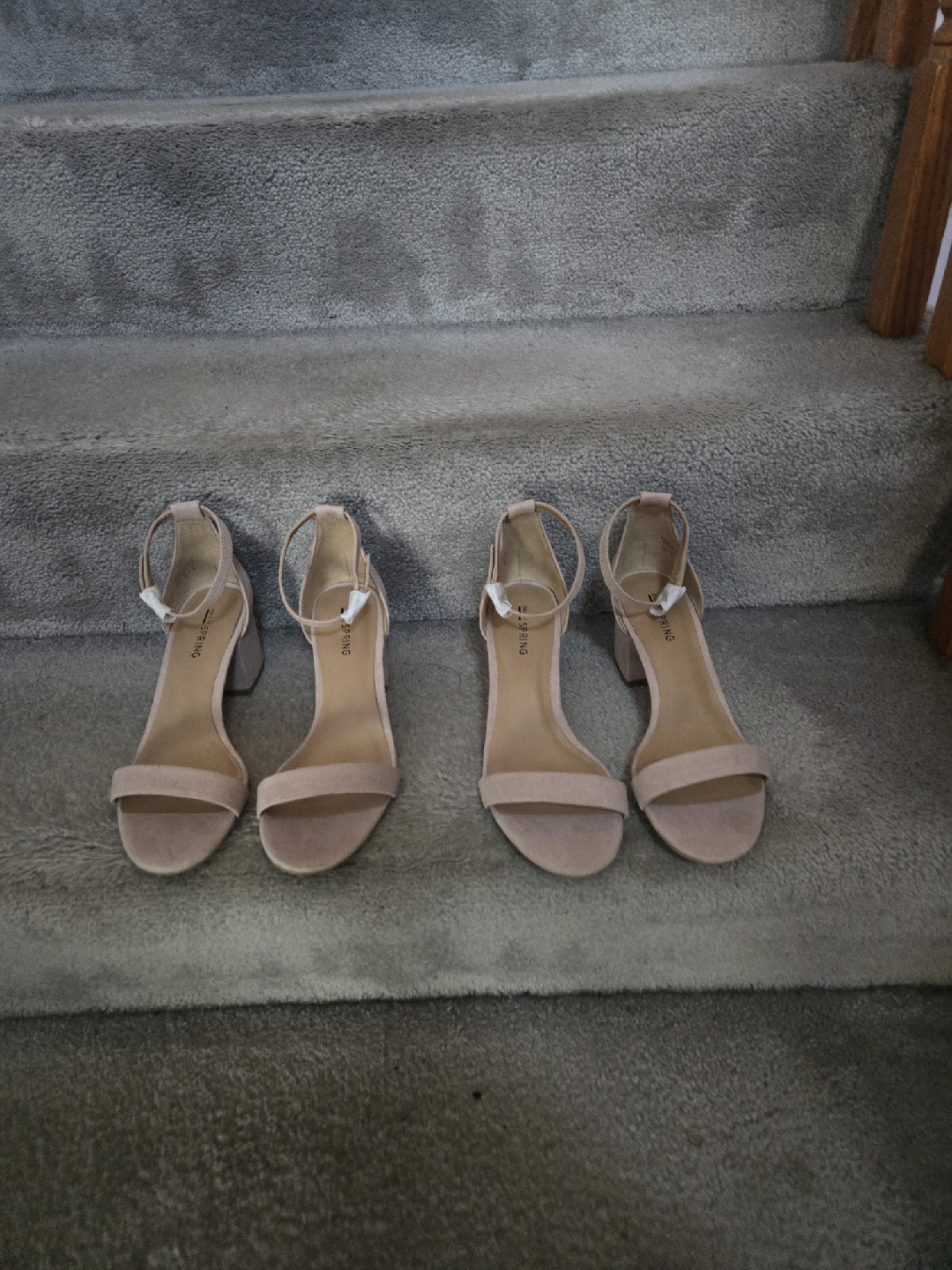 Call It Spring Pink Heeled Sandals