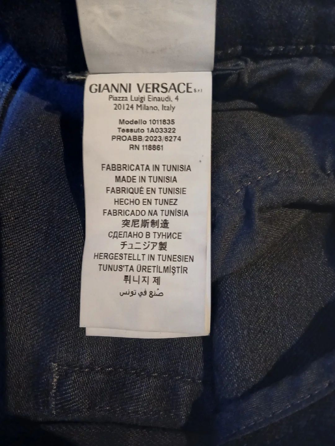 Versace Black Jeans - Size 36 image indicator(5)