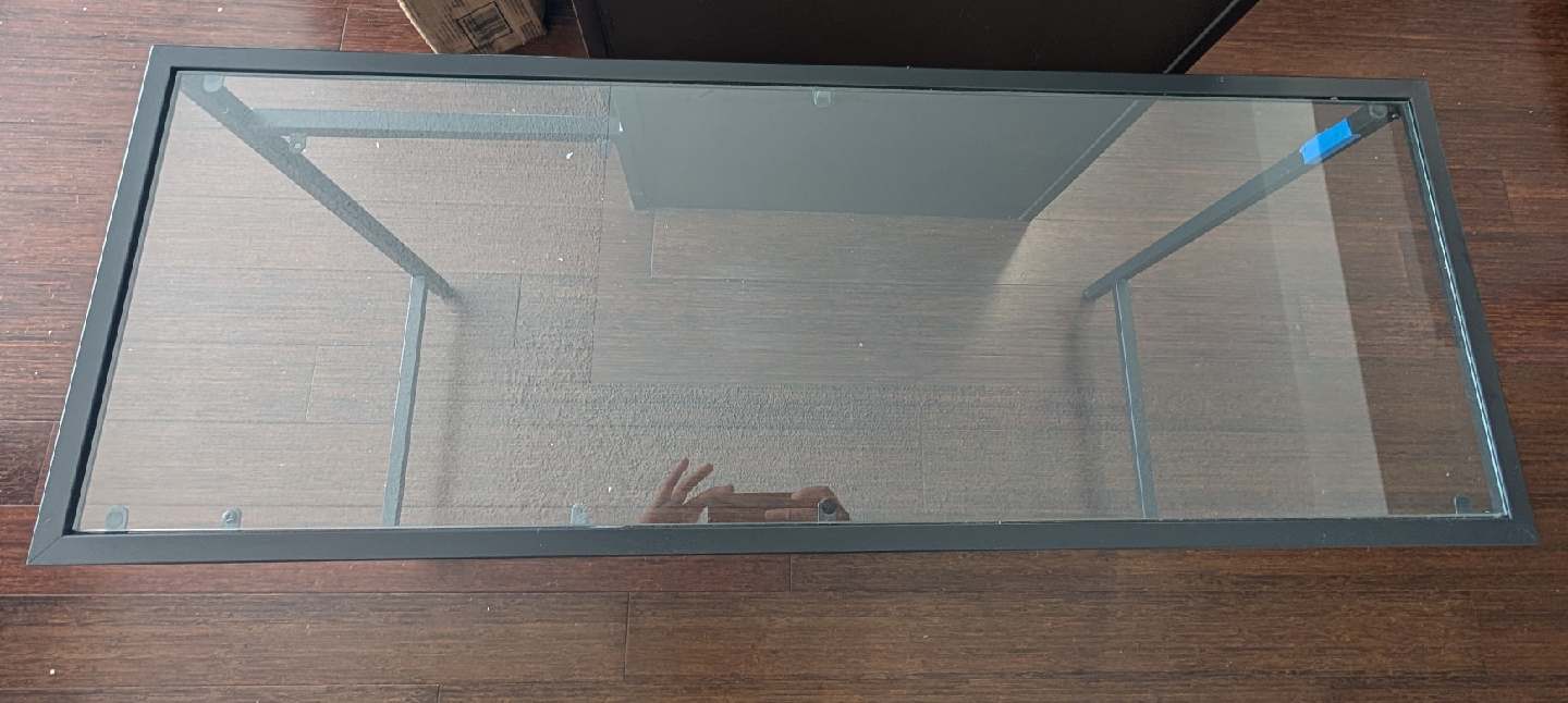 Glass Top Console Table - photo 3