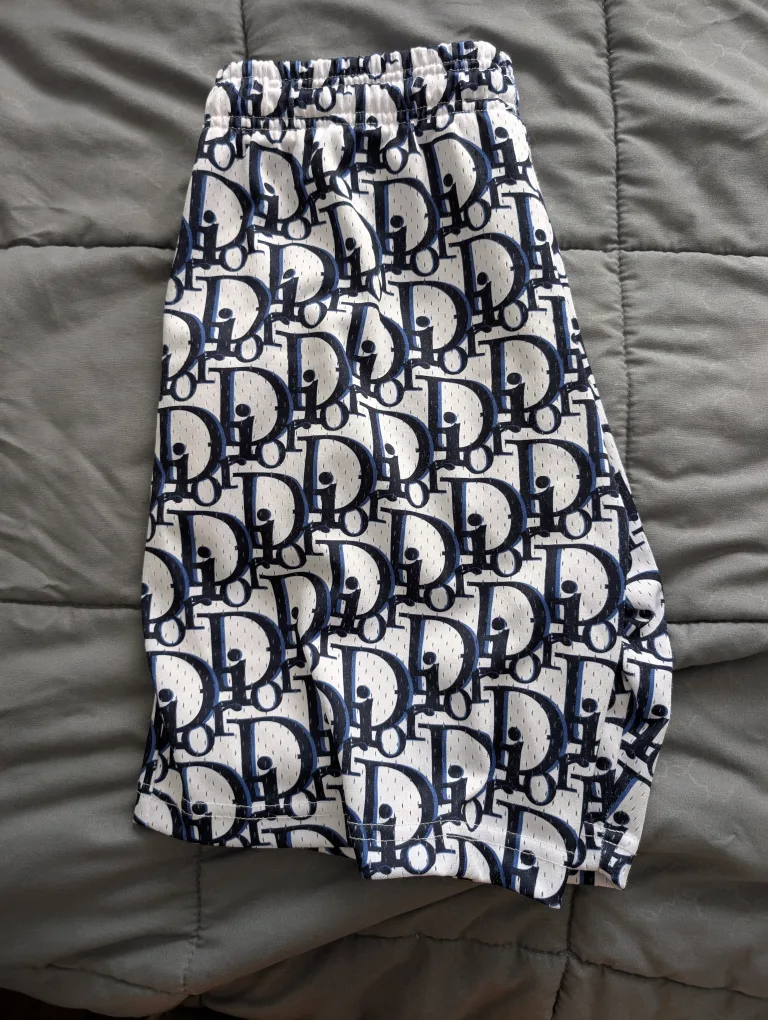 Dior Oblique Pattern Shorts medium image indicator(3)