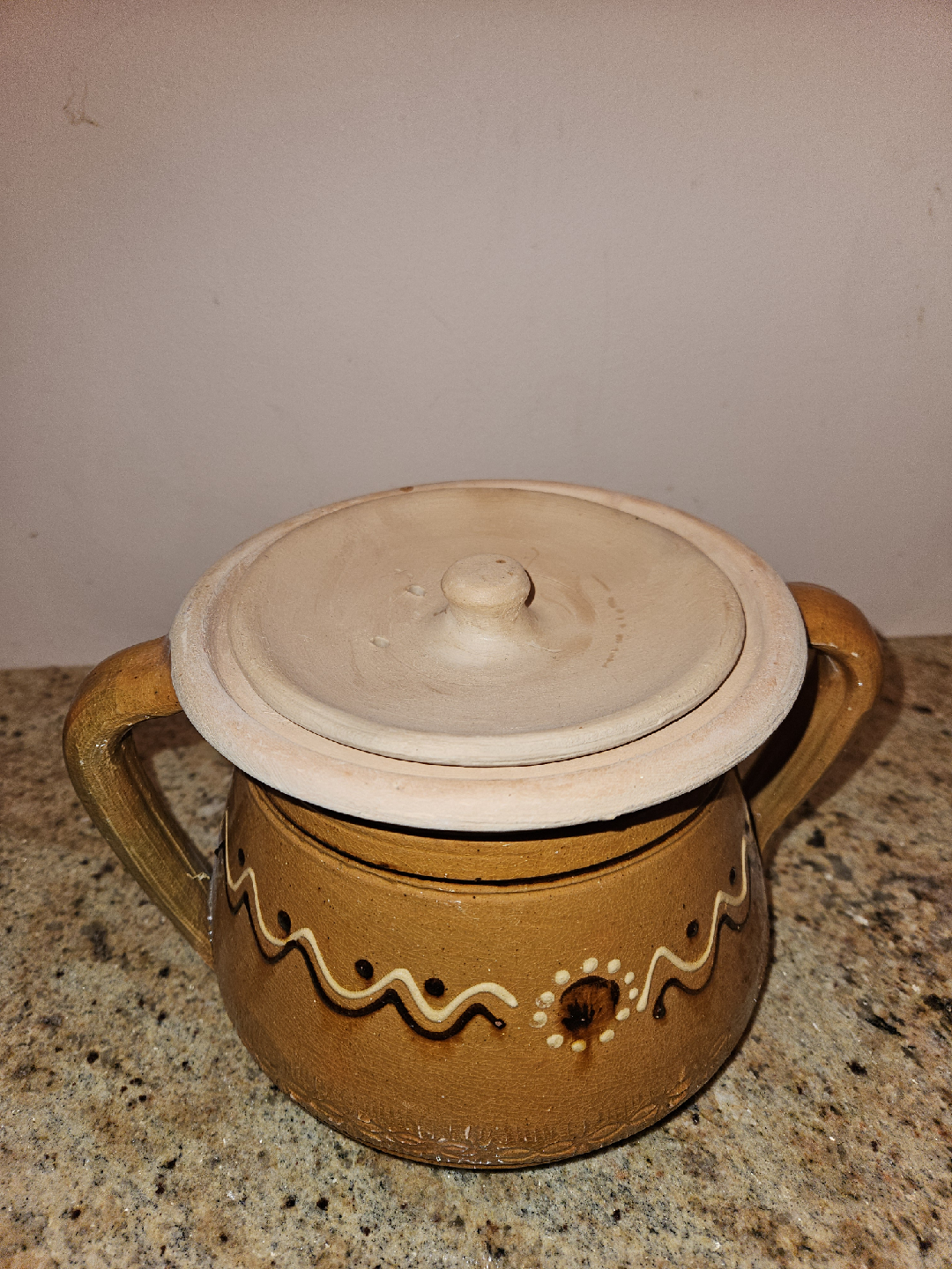 Vintage Ceramic Pot with Lid - photo 2