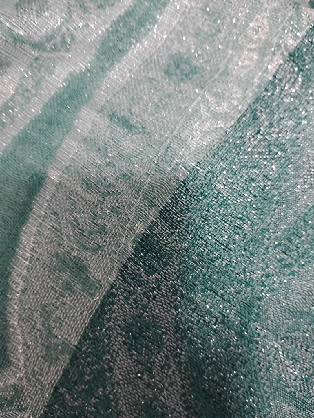 Green Patterned Scarf Paisley image indicator(3)