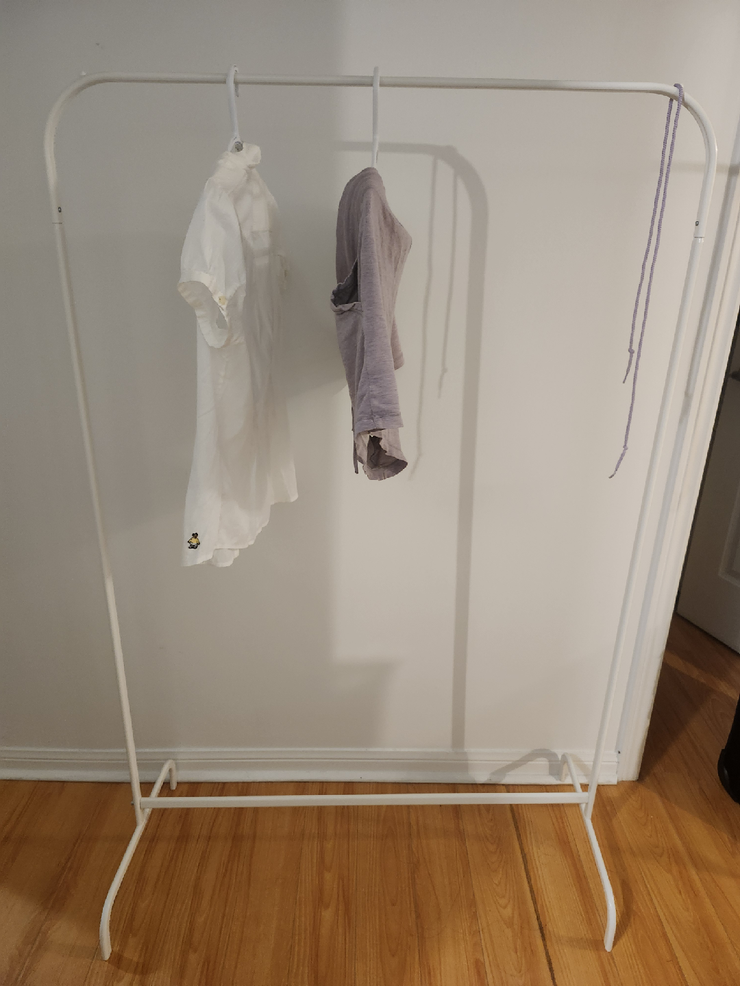IKEA Rigga Clothes Rack - White