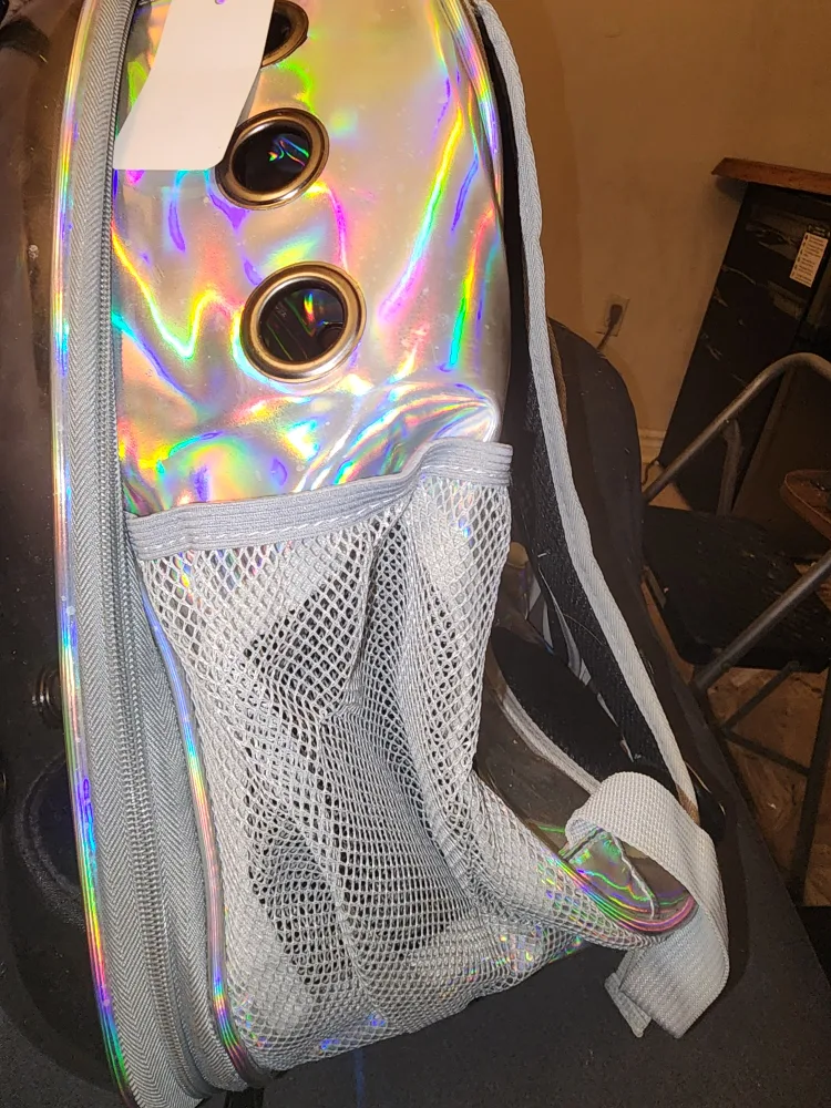 Kuddli  Holographic Pet Carrier Backpack - NEW image indicator(5)