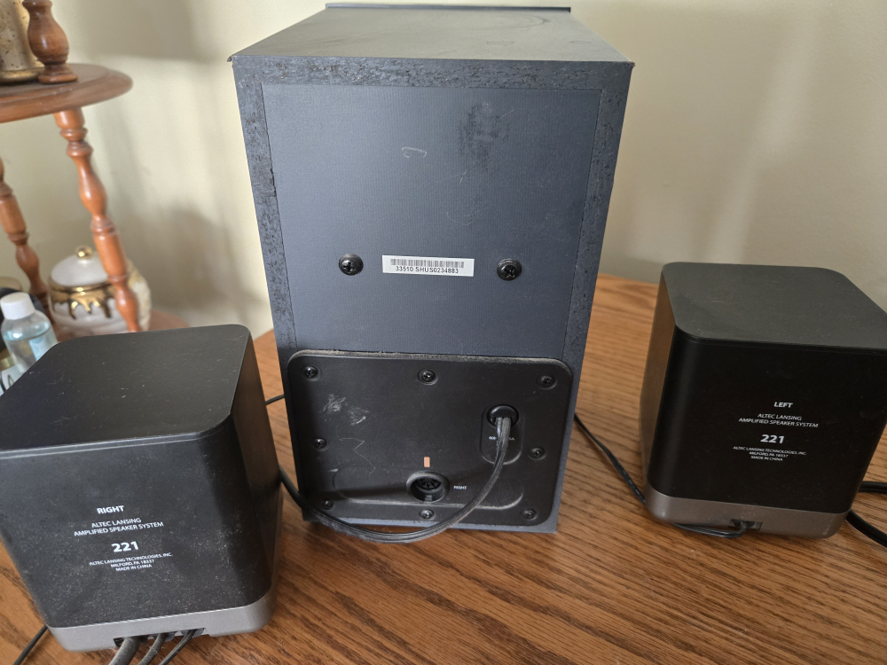 Altec Lansing 221 Amplified Speaker System 🥕 - photo 2