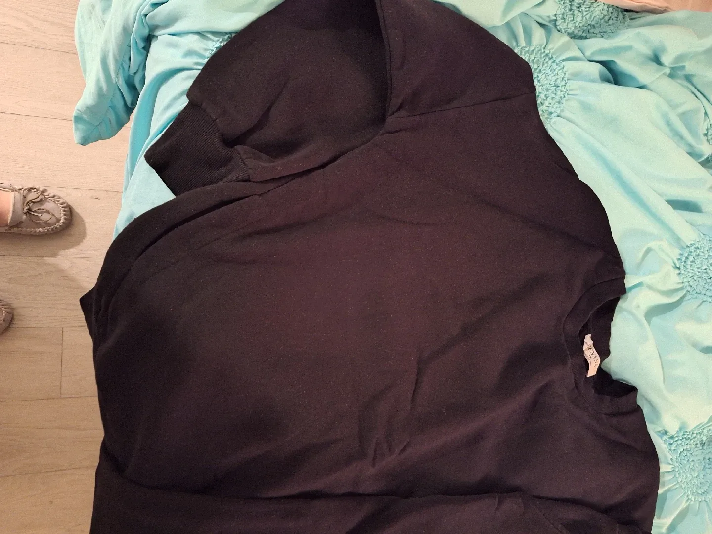 Zenana Black Sweatshirt & Pants - Size 1X image indicator(2)