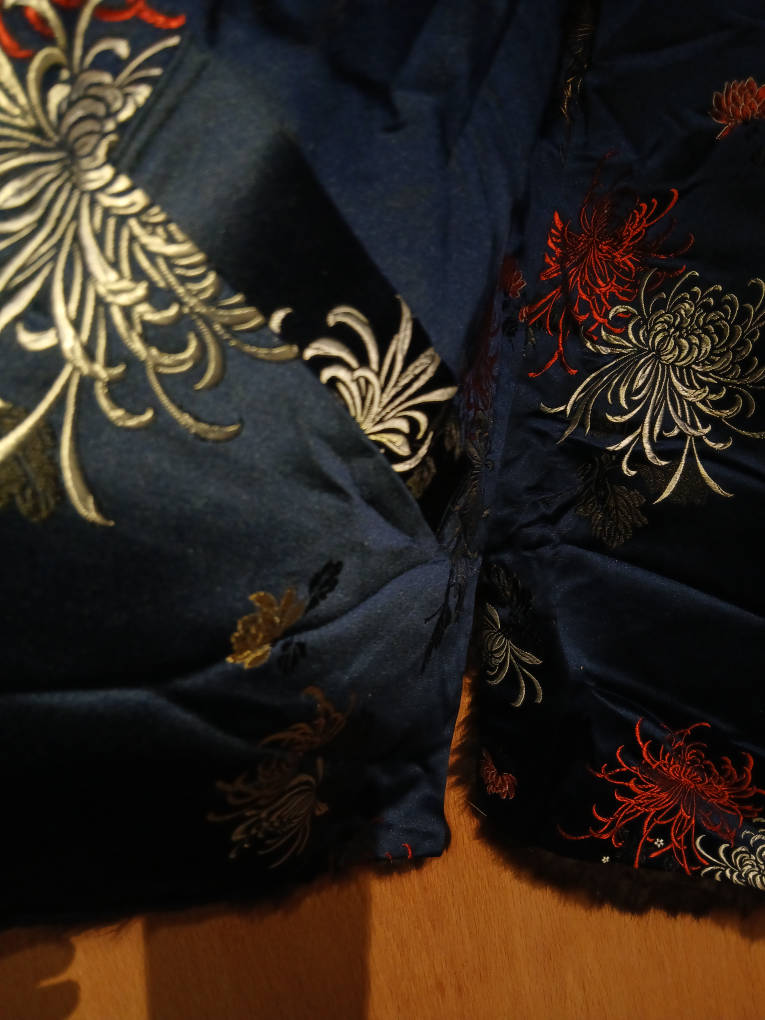 Fur Vest with Floral Lining mink - photo 2