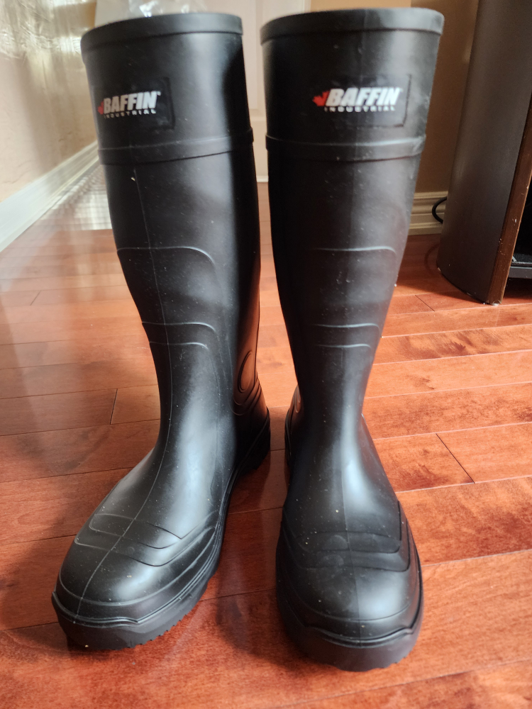 Baffin Industrial Black Rubber Boots - Size 9 - photo 2