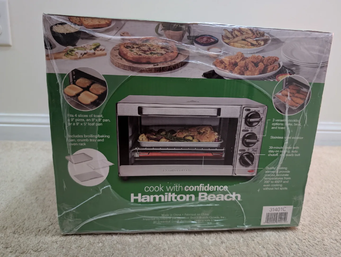 BRAND NEW Hamilton Beach Toaster Oven image indicator(4)