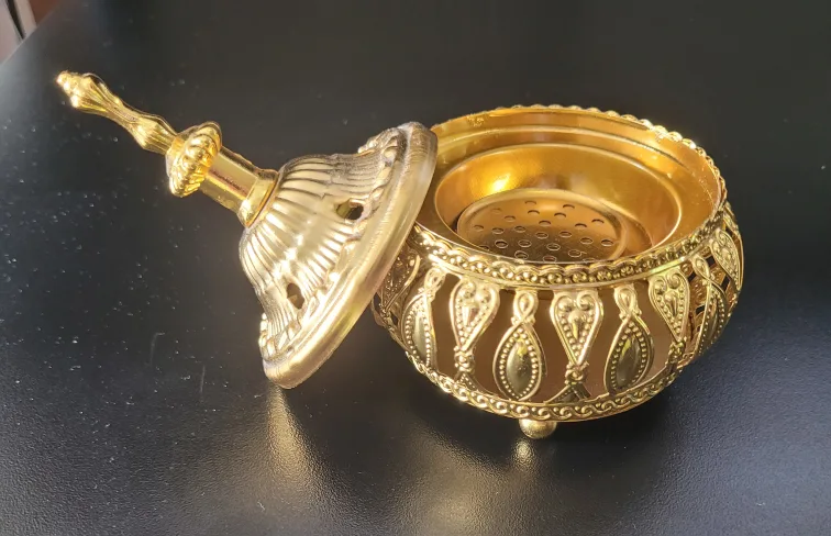Gold Incense Burner