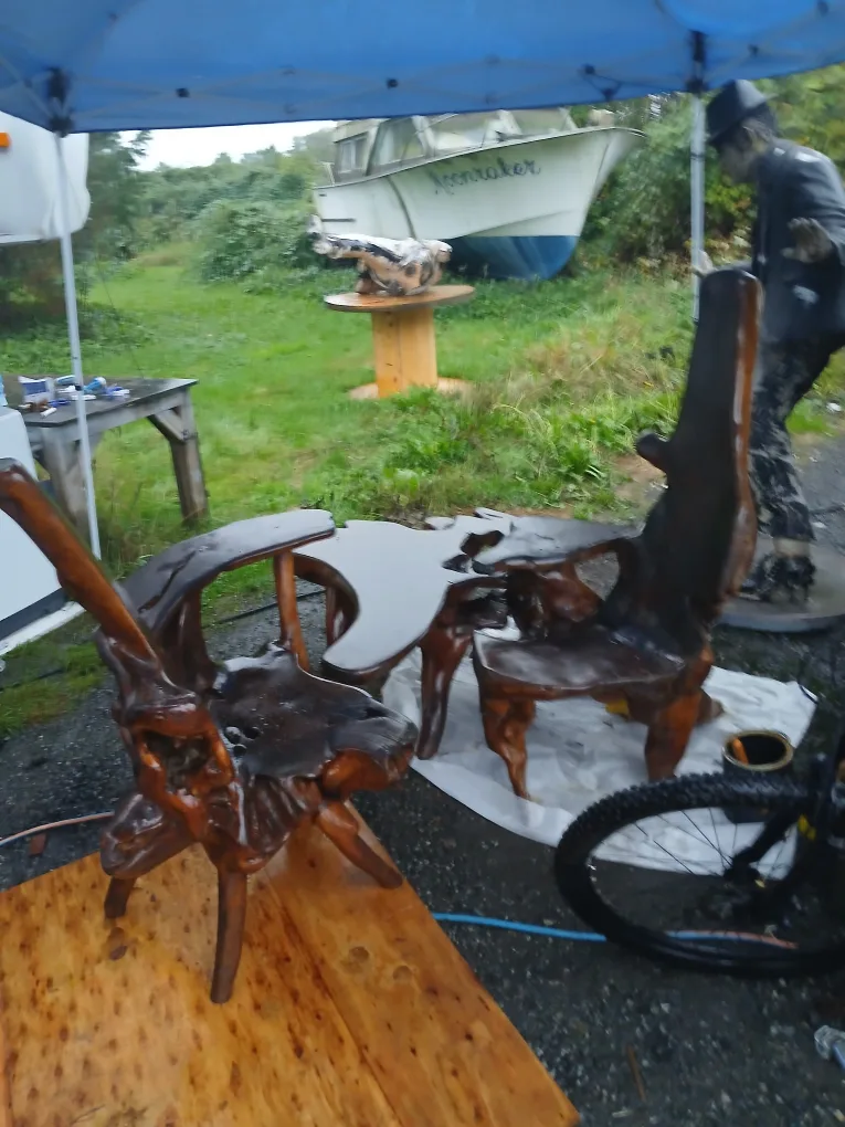 Handcrafted Wooden Root hall image indicator(7)