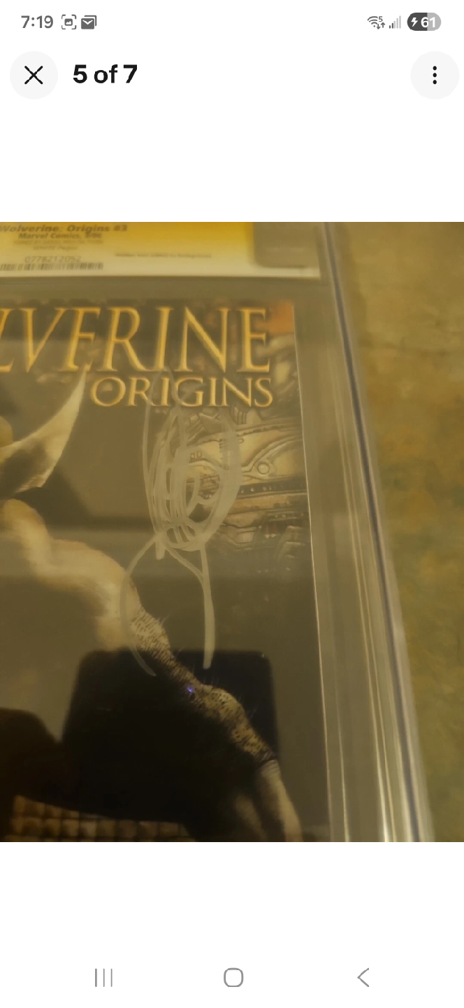 Wolverine Origins #3 Marvel Comic Signed - photo 5