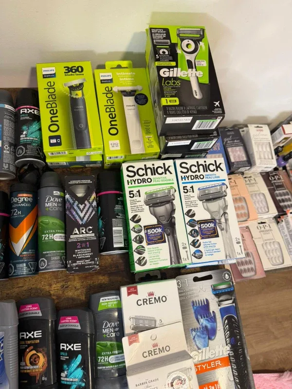 Variety of New Razors and Personal Care Items image indicator(2)