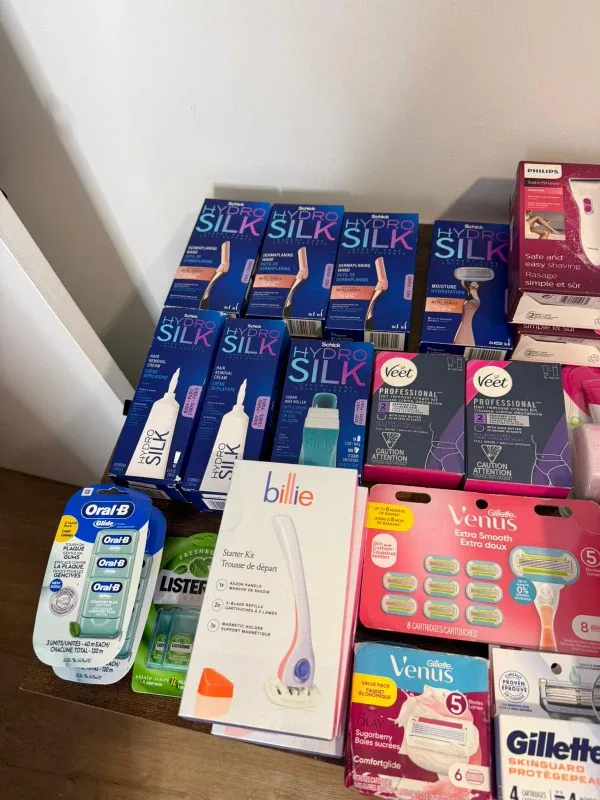 Variety of New Razors and Personal Care Items image indicator(3)