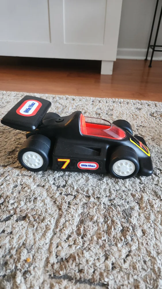 Vintage Little Tikes Black Race Car image indicator(2)