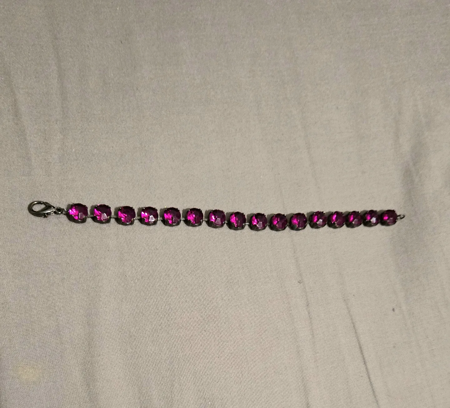 Pink Bracelet With Gems thumbnail