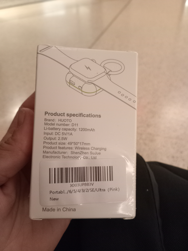 New HUOTO D11 Portable Wireless Charger for iWatch