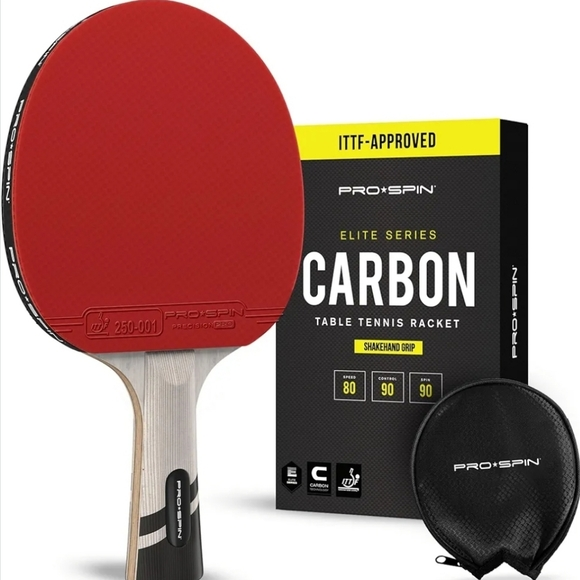 Pro-Spin Elite Series Carbon Table Tennis Racket
