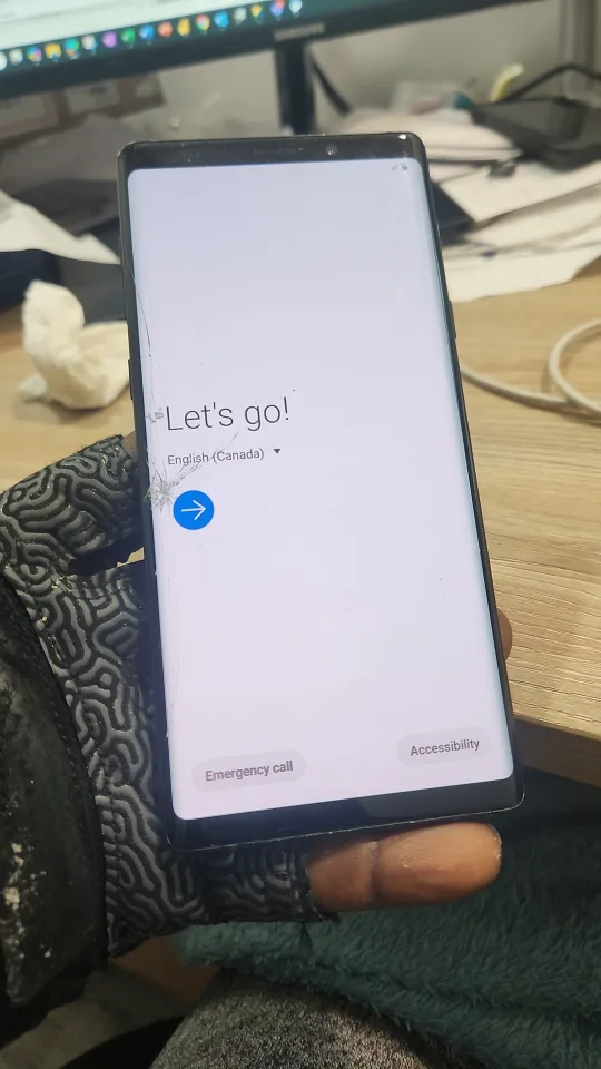 Samsung Galaxy Note 9 - 128GB Unlocked  crack screen image indicator(6)