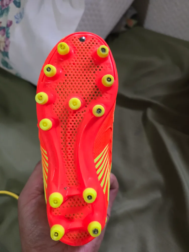 Kids' Red & Yellow Soccer Cleats size 10 image indicator(3)