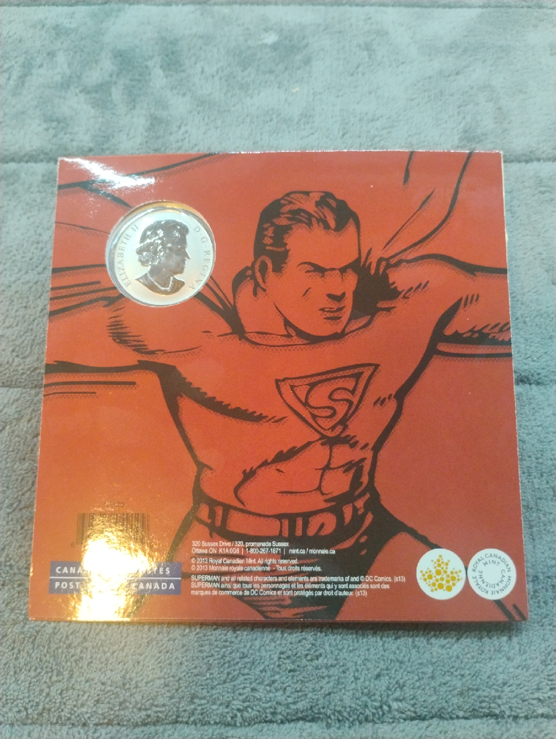 Superman Coin & Stamp Set - Royal Canadian Mint - photo 4