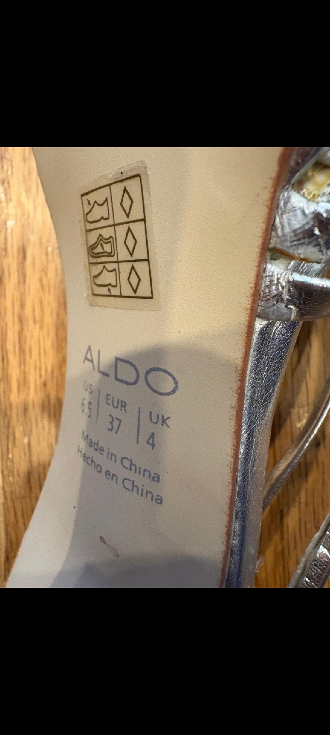 ALDO Silver Heels - Size 6.5 - photo 2