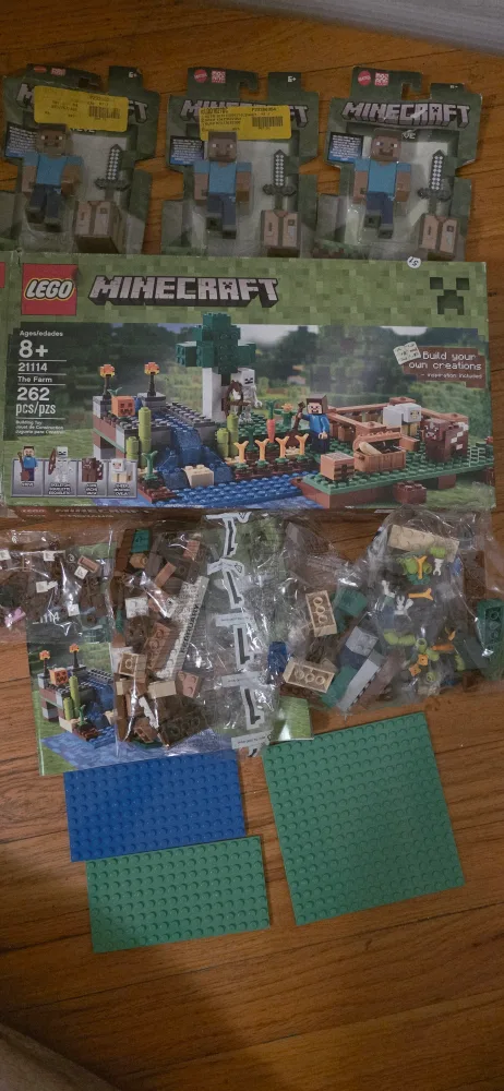LEGO Minecraft 21114 The Farm + Steve Action Figures image indicator(7)
