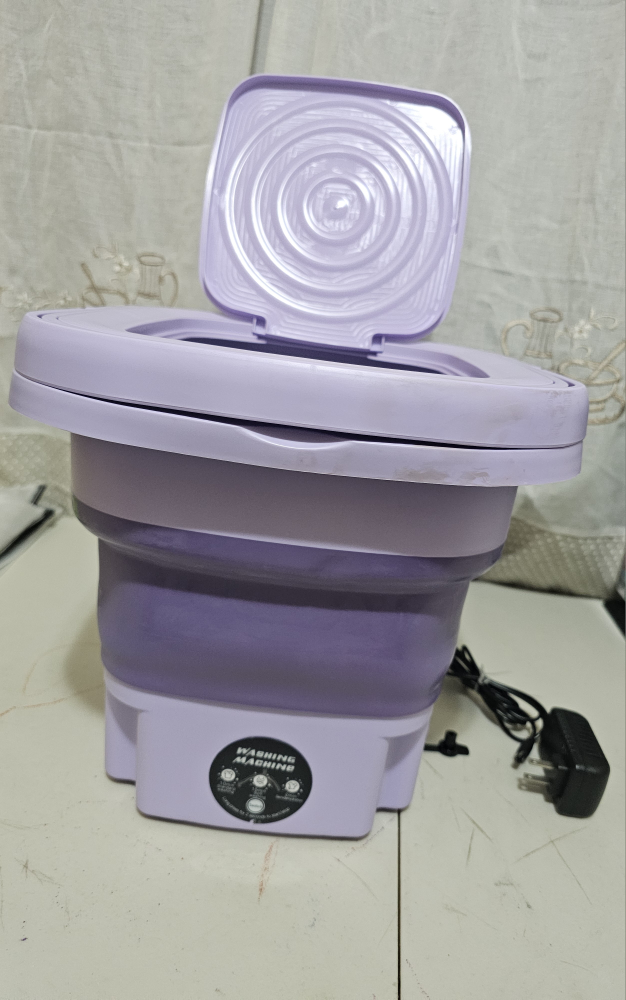 Portable Mini Washing Machine - Purple