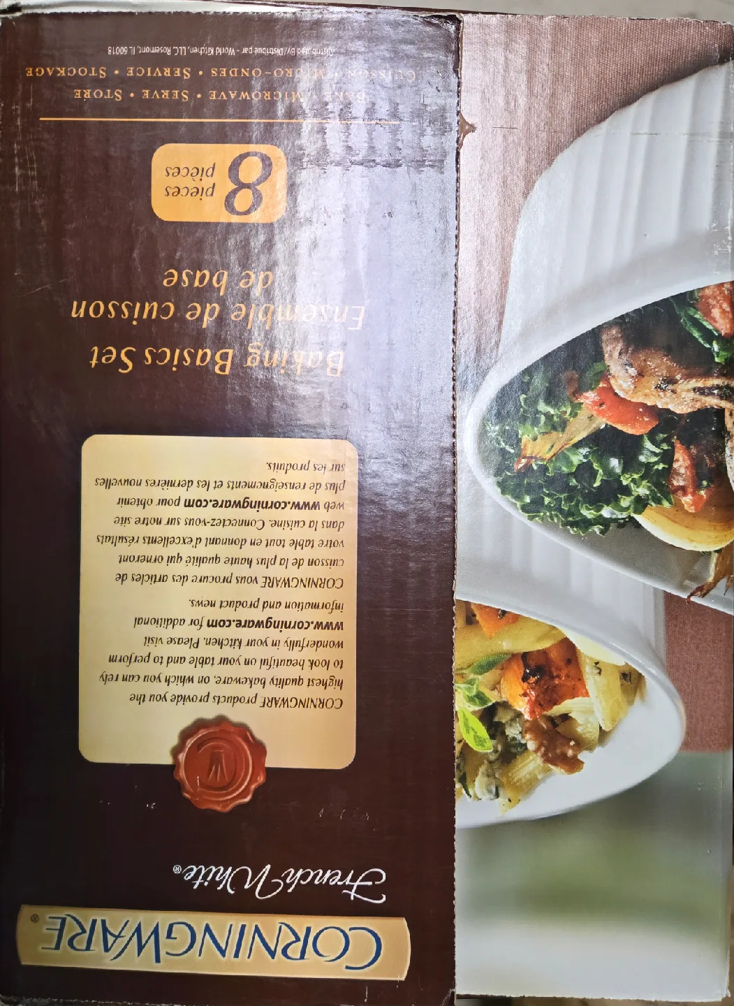 CorningWare French White Baking Basics Set - 8 Piece image indicator(2)