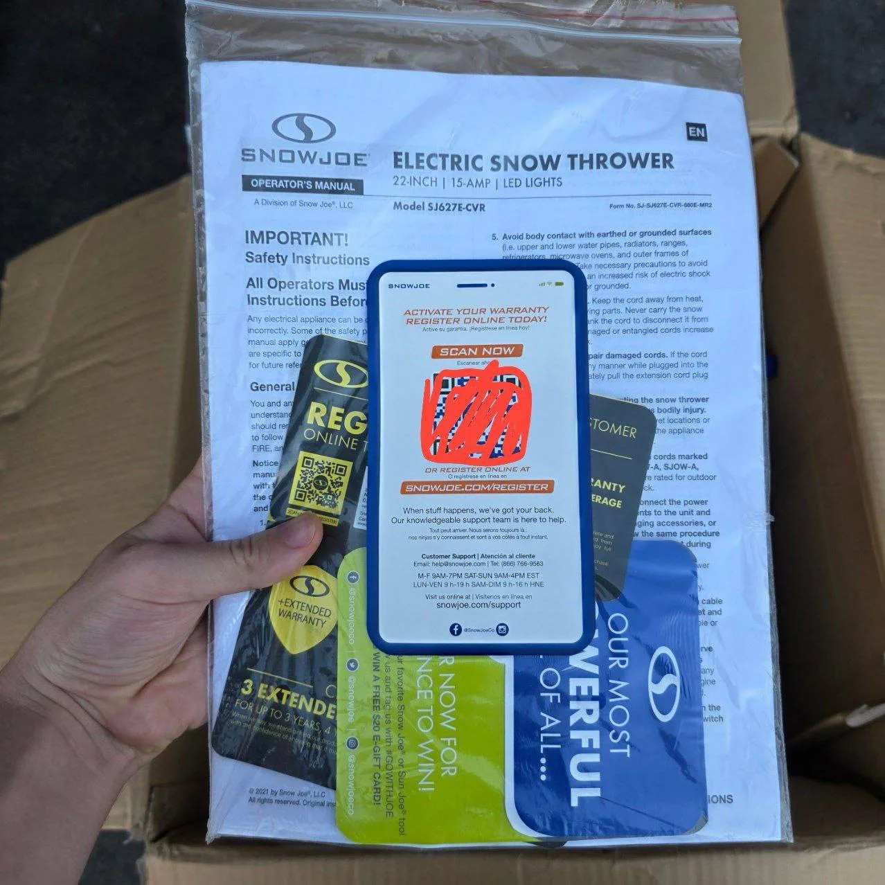 Snow Joe SJ627E Snow Thrower image indicator(4)