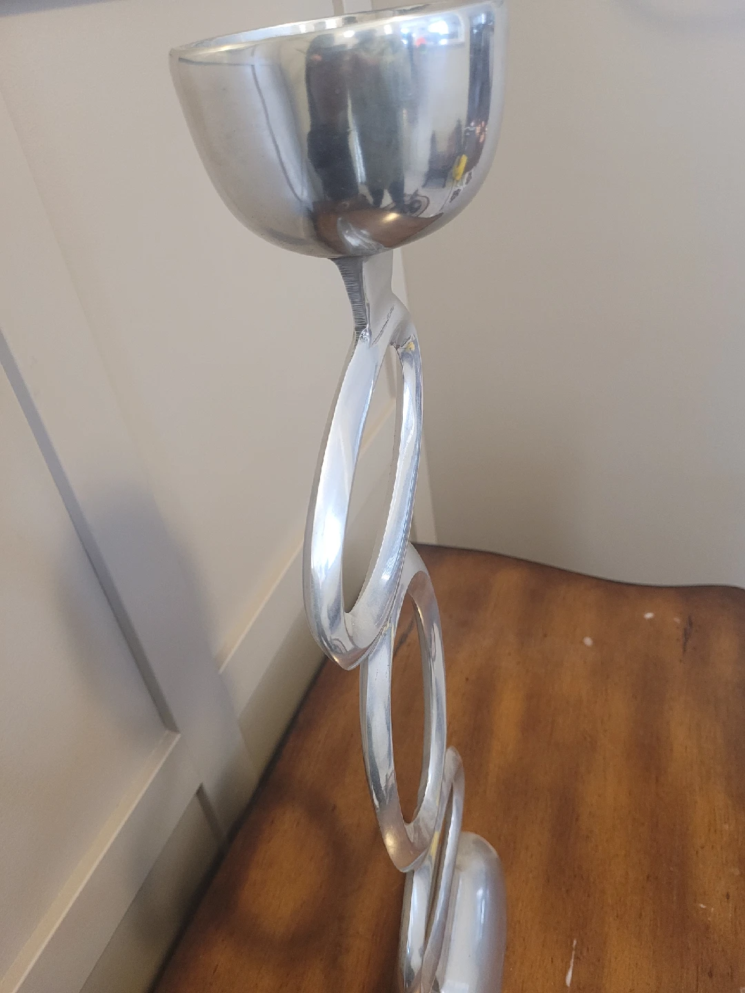 Silver Metal Decorative Stand - photo 3