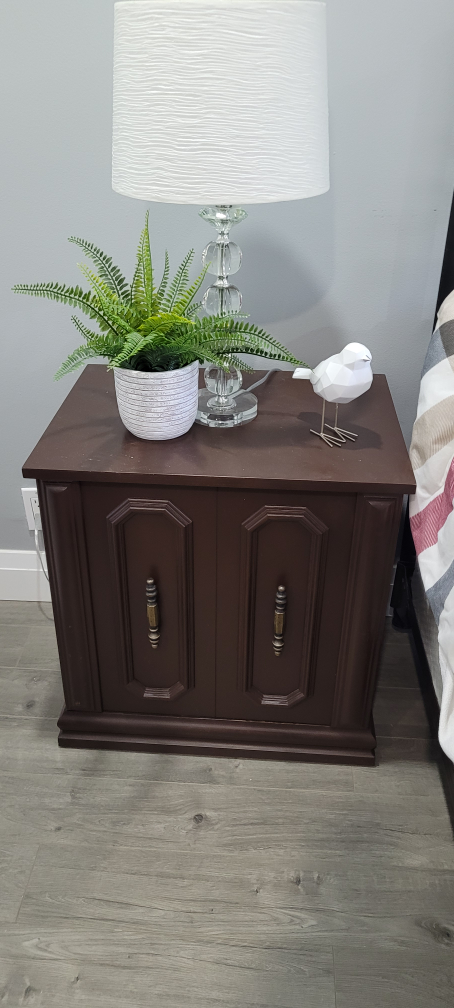 Queen beed Brown two Nightstand and Dresser Set - photo 4