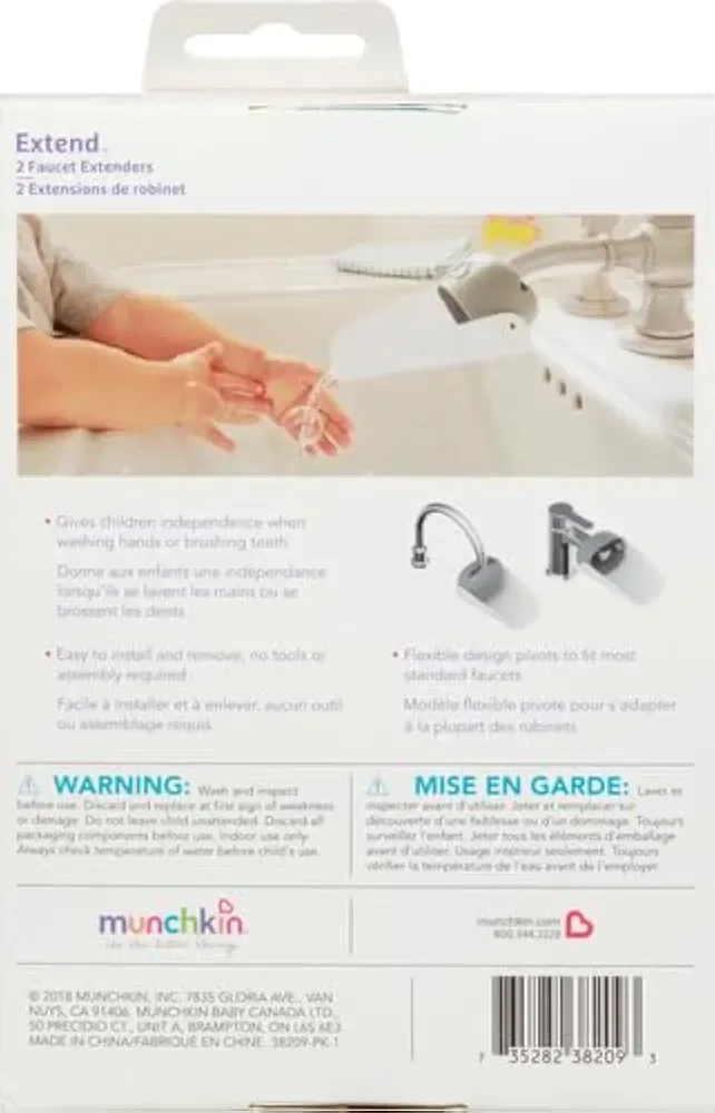 New Munchkin Faucet Extender  Grey image indicator(4)