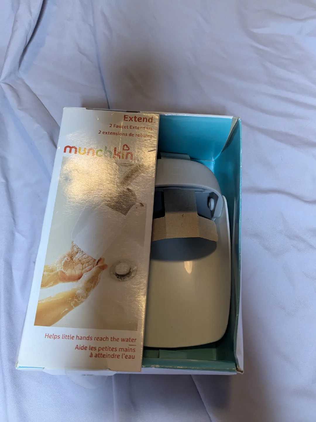 New Munchkin Faucet Extender  Grey image indicator(5)