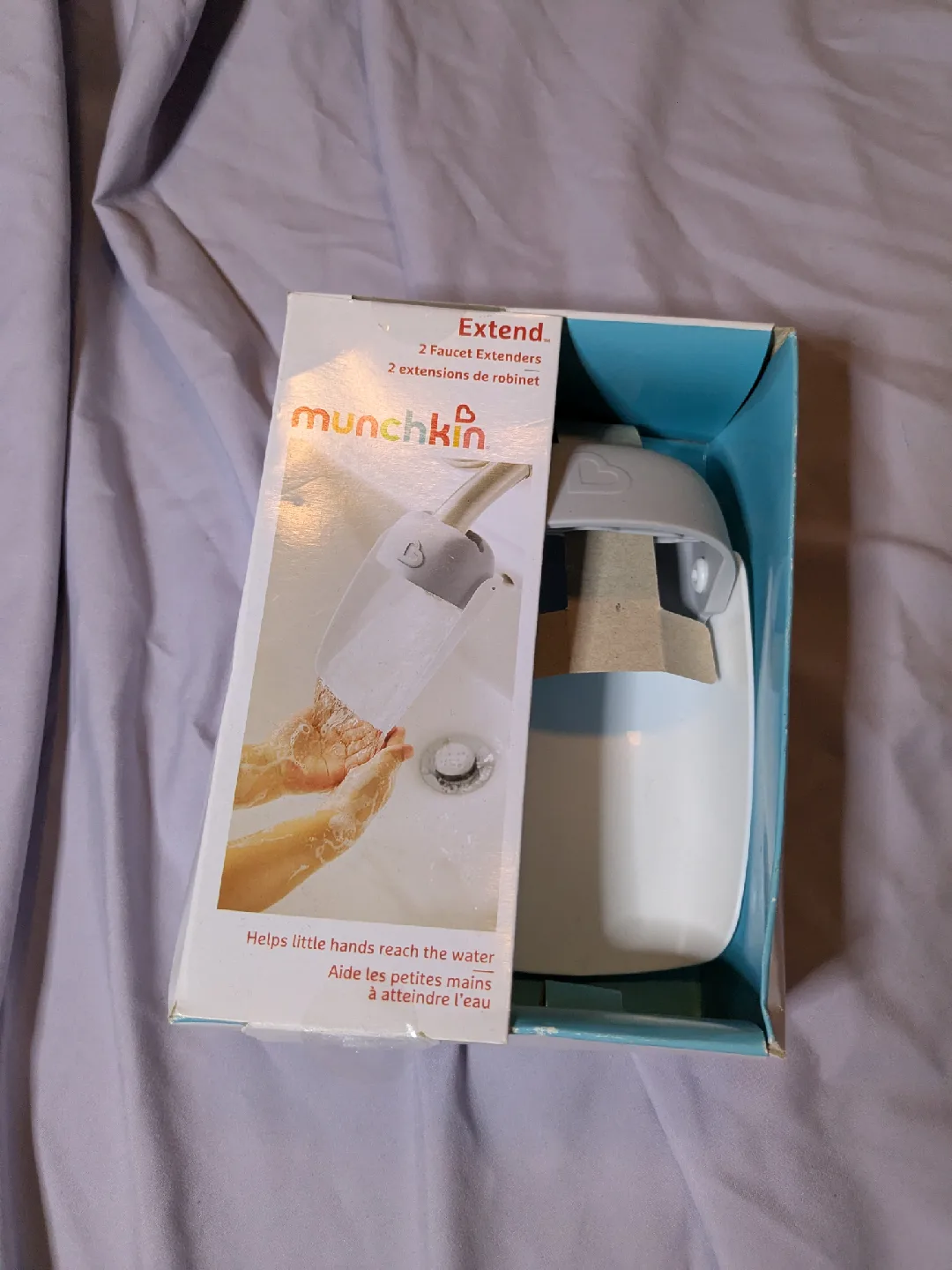 New Munchkin Faucet Extender  Grey image indicator(6)